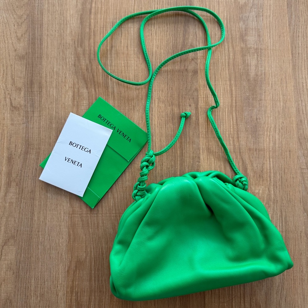 Bottega Veneta Lambskin Mini Pouch Crossbody Bag